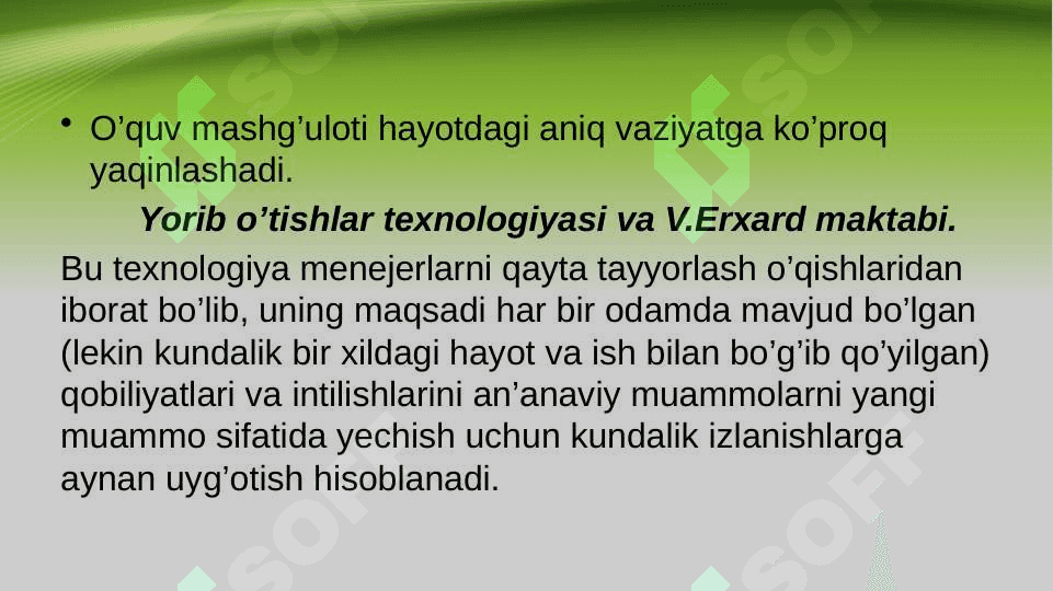 Ishbilarmonlik o’yinlari texnologiyasi 5