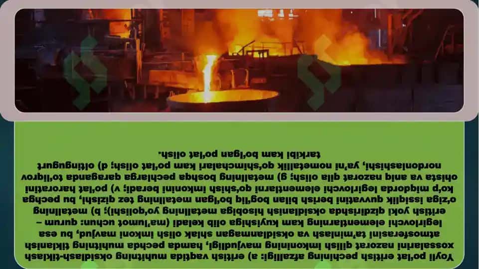 Elektryoyli po'lat eritish pechining tasnifi va ishlash prinsplari 4