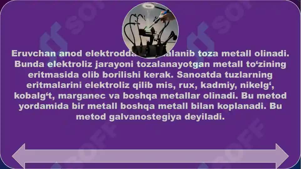 Elektrolizning ta'rifi va unda qo'llaniladigan asboblar 5