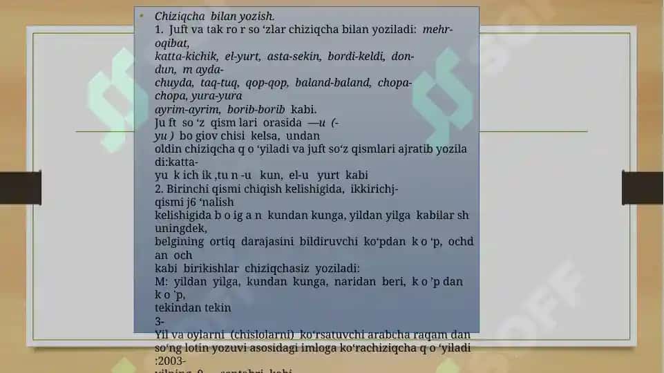 Qo’shmaso’zlarning imlosi 4