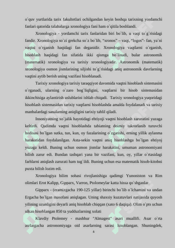 Tarix darslarida xronologik koʻnikmalarni shakllantirish usullari 6