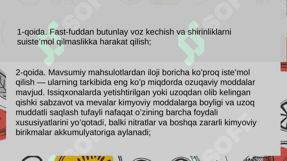 Sogʻlom turmush tamoyillari haqida 8