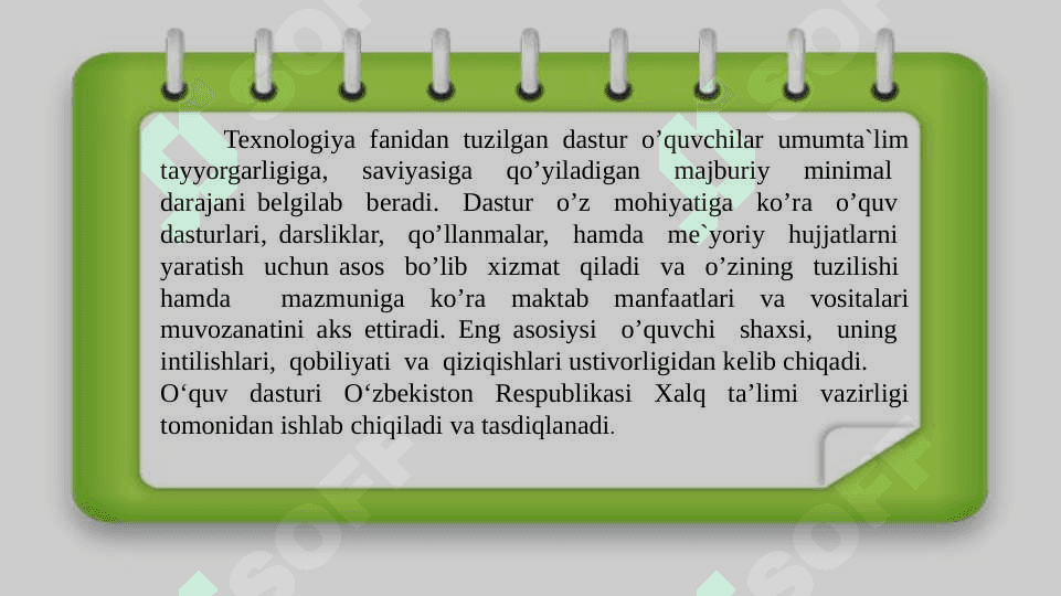 Boshlangʻich sinflarda texnalogiya taʼlimining mazmuni 5