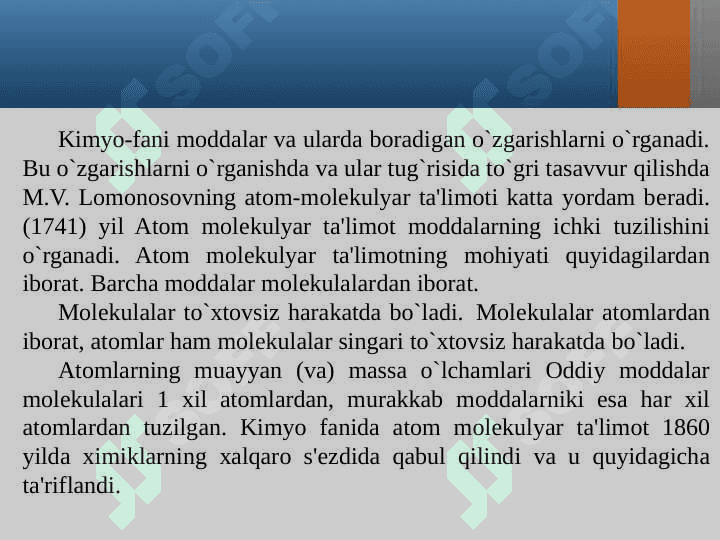 Kimyoning asosiy tushunchalariga oid hisoblashlar 3