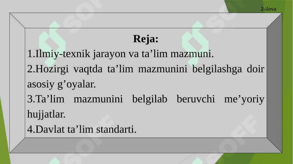 TAʼLIM MAZMUNI 2