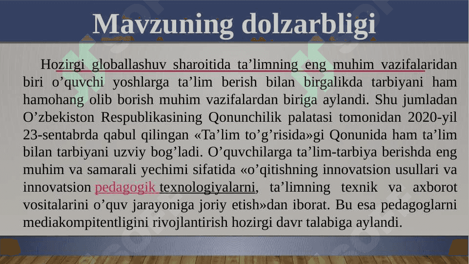 Umumiy o’rta ta’lim muassasalari rahbarlarining mediakompitentligini rivojlantirish 3