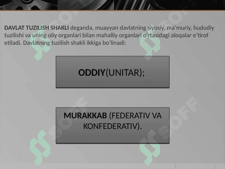 Davlat tuzilish va boshqaruv shakllari 3