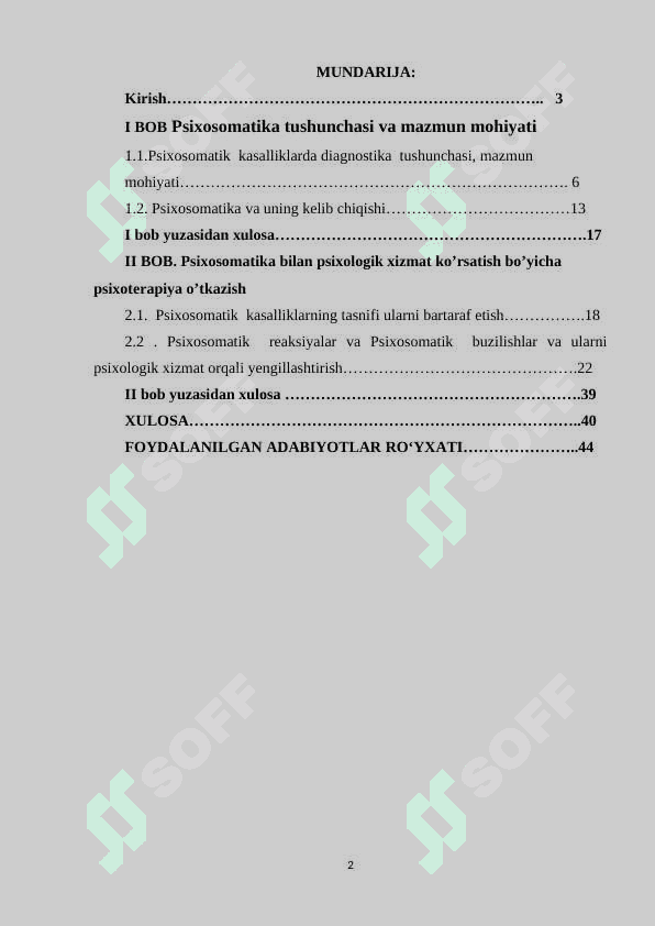 Psixosomatika tushunchasi psixolgik xizmat 2