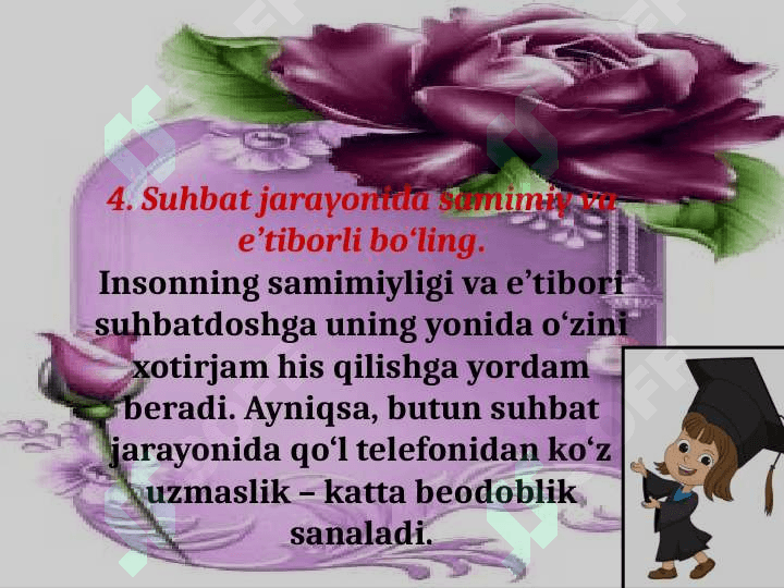 Samarali muloqat sirlari 6