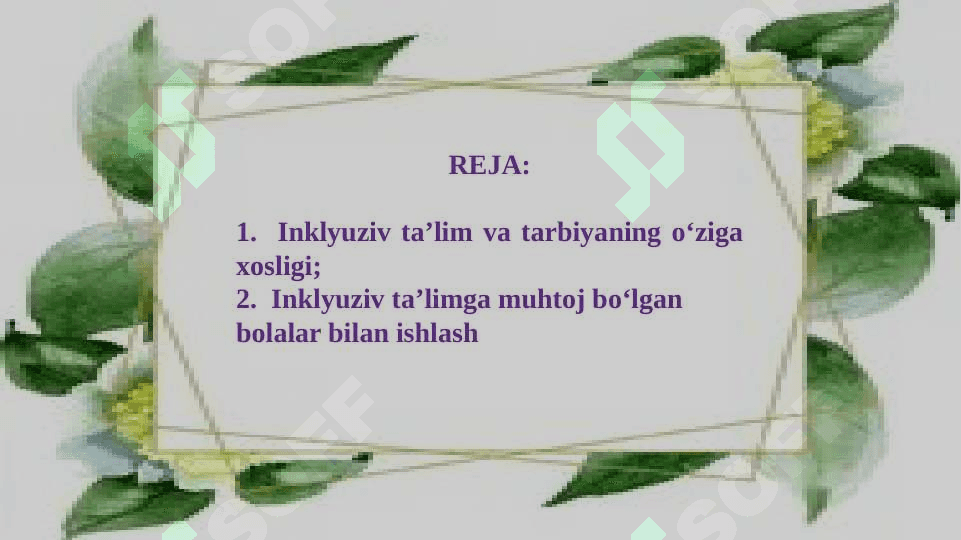 Boshlangʻich taʼlimda inklyuziv taʼlimning mazmuni 2