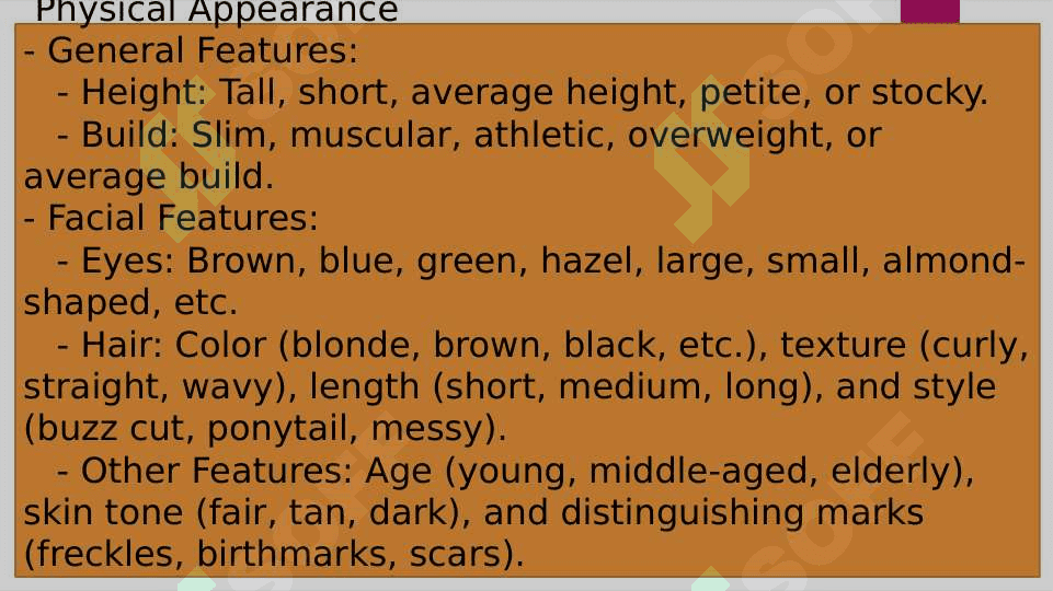 Describing people 2