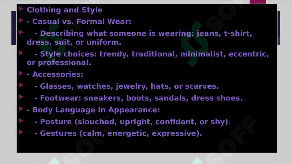 Describing people 3