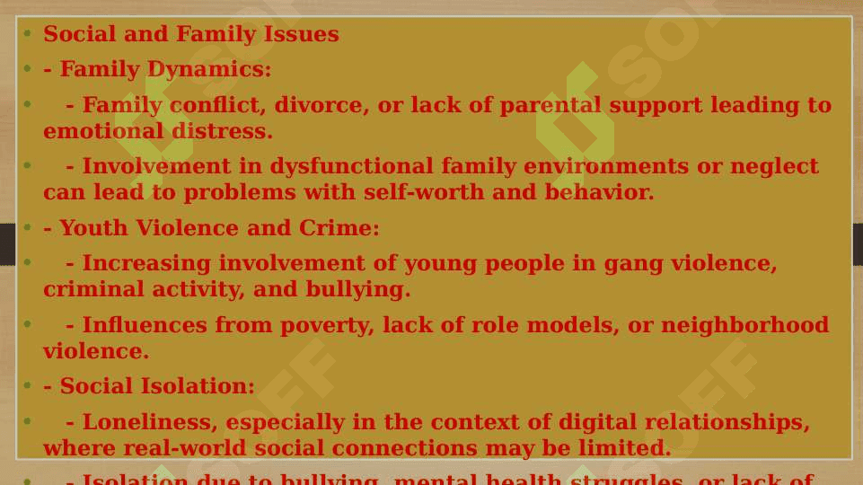 Youth problems 4