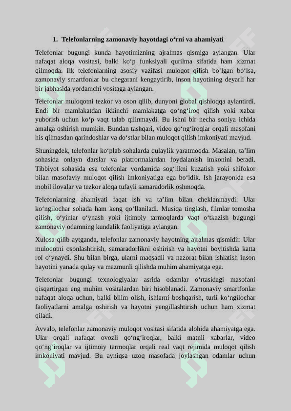 Telefonlar 3