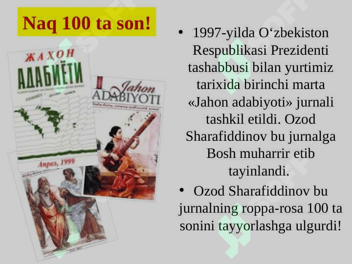 Ozod Sharafiddinov O'lsam ayrilmayman quchoqlaringdan 8