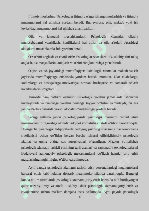 PSIXOLOGIK XIZMATNING MAQSAD VA VAZIFALARI 8
