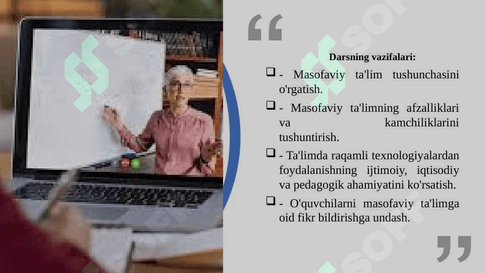 Raqamli ta`lim platformalari: Masofaviy ta`limning afzalliklari va kamchiliklari 3