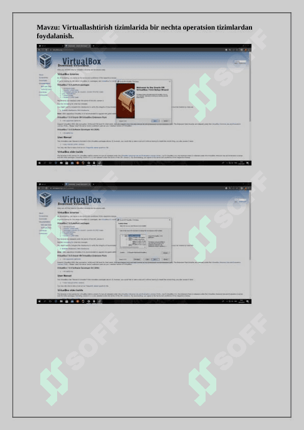 Virtuallashtirish tizimlarida bir nechta operatsion tizimlardan foydalanish 2