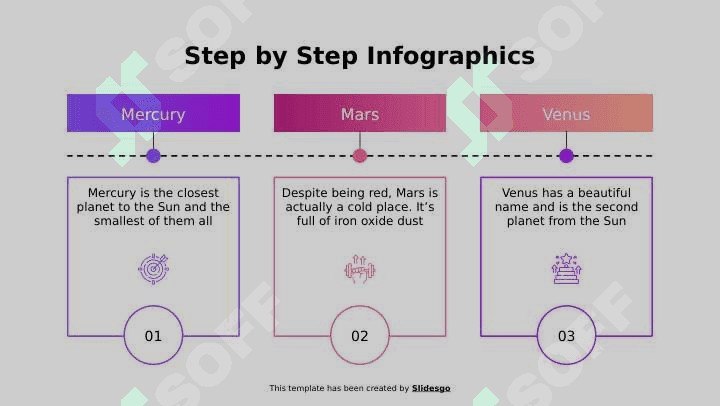 Step by step Infographics 5