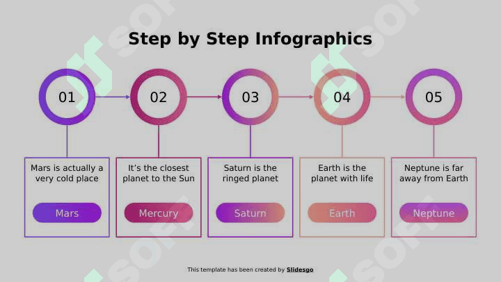 Step by step Infographics 8