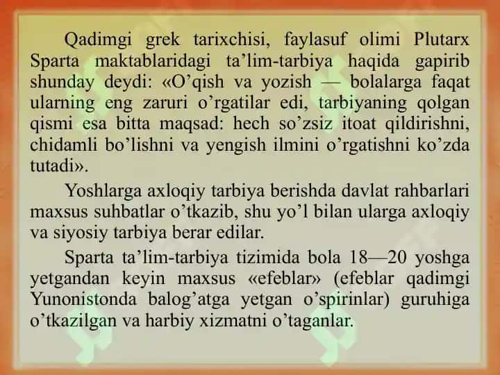 Jahon pedagogika fani rivojlanish tarixi bayoni 8