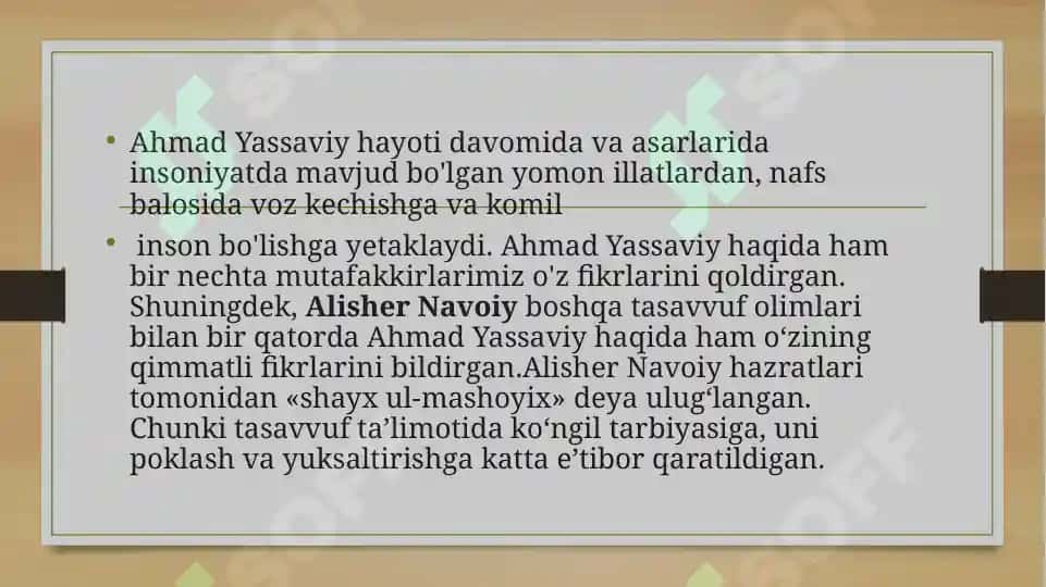 Ahmad Yassaviyning pedagogik g’oyalari, Umar Xayyomning ta'lim tarbiyaga oid fikrlari 7