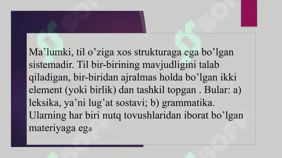 Nazariy tilshunoslik.Til birliklari orasidagi munosabat 3