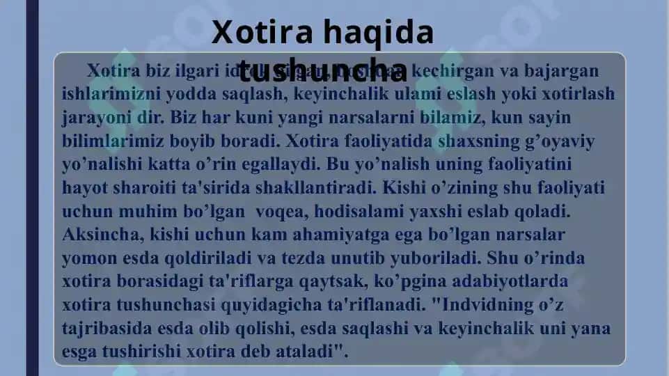 Xotira 2