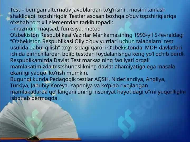 Test metodi 3