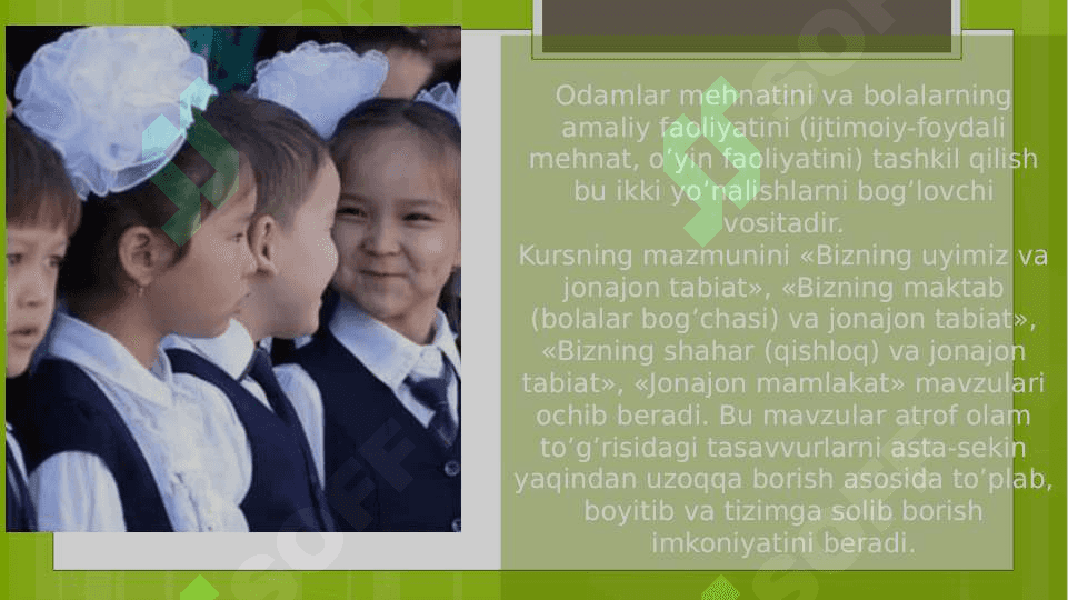 Jonli tabiat burchagi 4