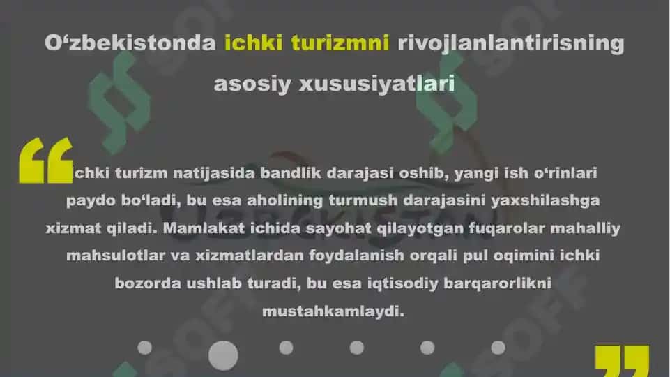 O'zbekistonda Ichki Turizmni Rivojlantirish Yo'llari 8