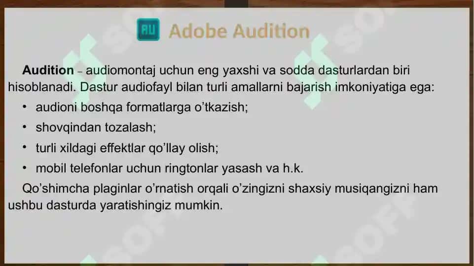 Adobe'ning barcha dasturlari 6