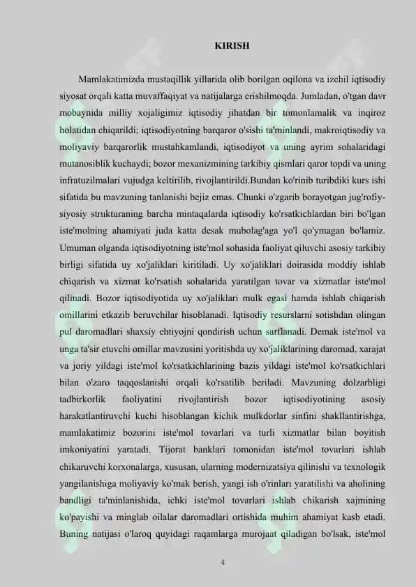 Bozorning iqtisodiy mazmuni, uning vazifalari va turlari. 4