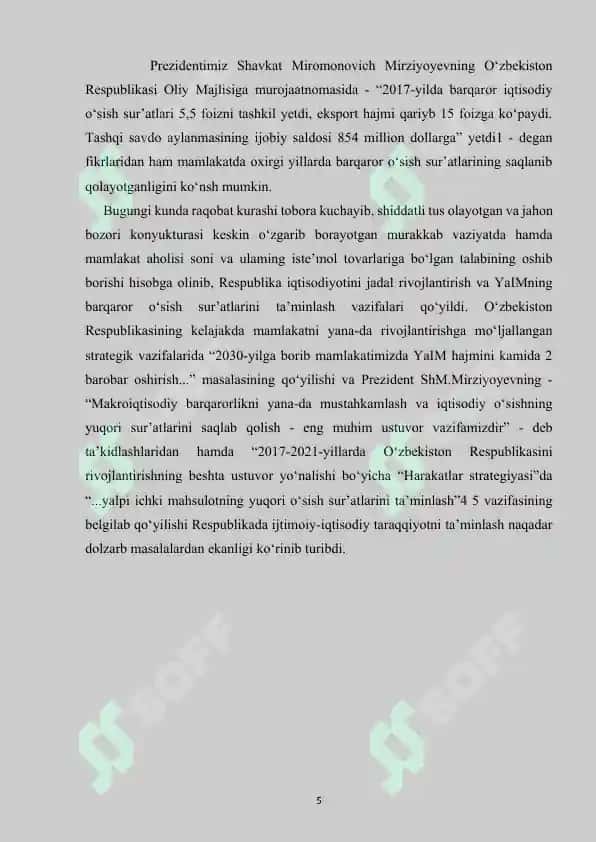 IJTIMOIY IQTISODIY TIZIMLAR VA ULARNING ANDOZALARI 5