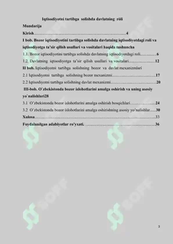 Iqtisodiyotni tartibga  solishda davlatning  roʻli 3