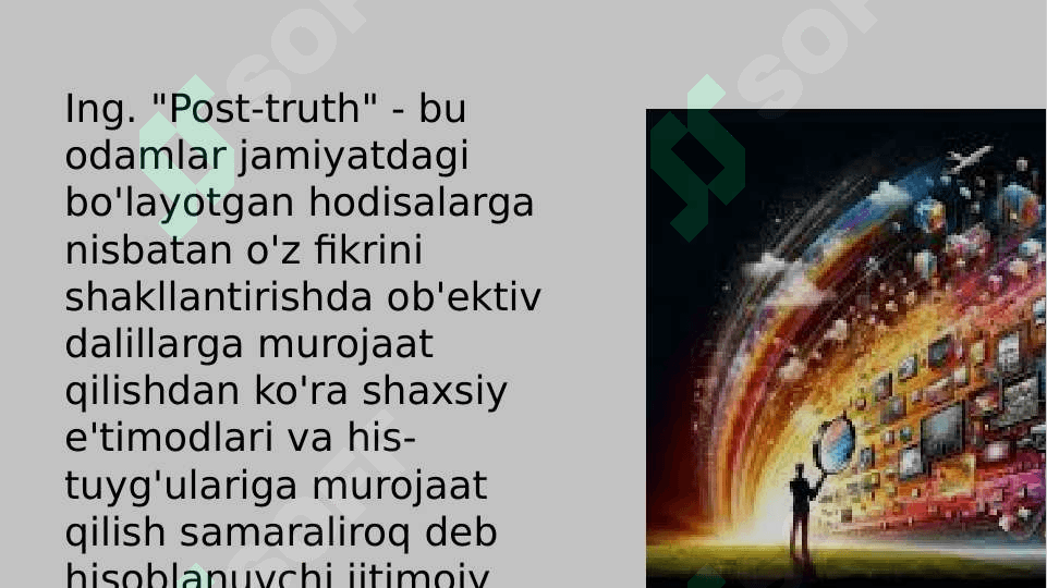Post-haqiqat nima 2