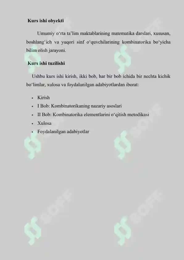 Kombinatorika elementlari va ularni o'qitish 7