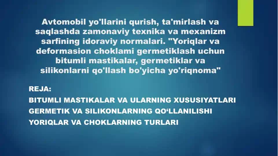 Avtomobilyo llarini qurish, ta'mirlash, va saqlash daza