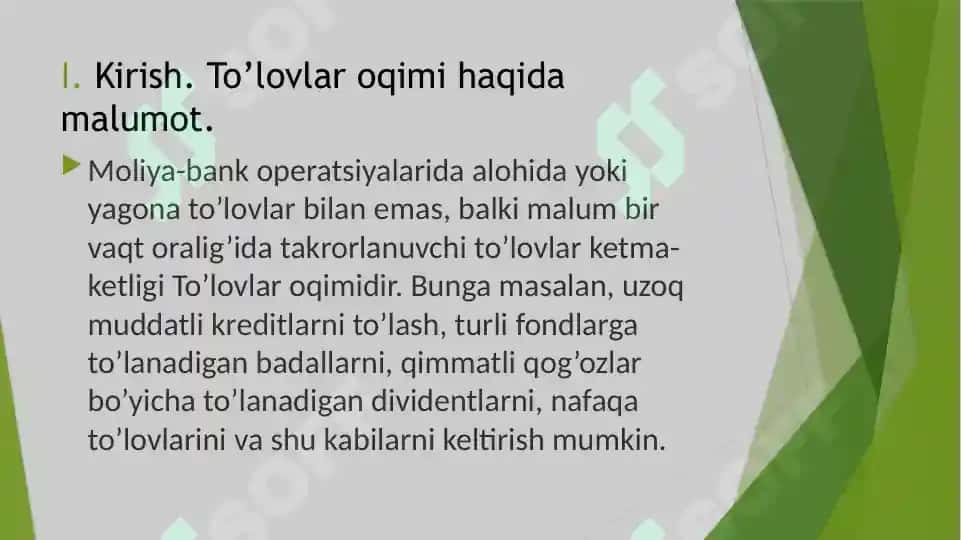 To’lovlar oqimi 3