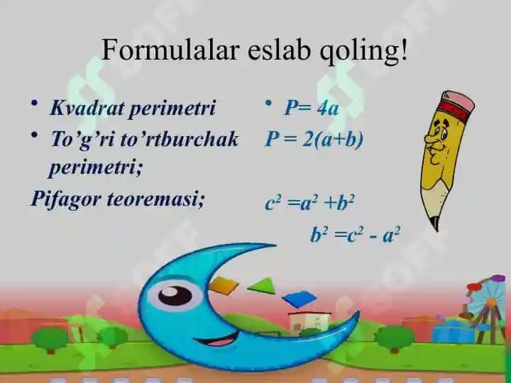 yuzaga doir masalalar 3