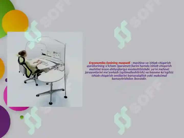 Ergonomika asoslari. Xavfsizlikni boshqarish 5