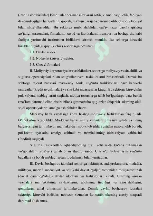 Xalqaro statistikada qo‘llaniladigan muhim tasniflar va guruhlashlar 6