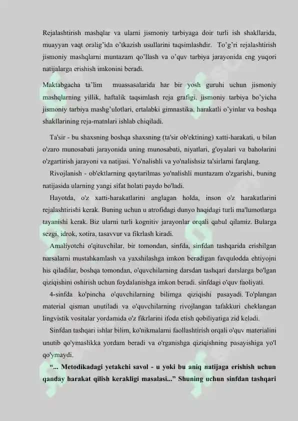 Maktabdagi to‘garak ishlarini o‘quvchi tarbiyasiga ta’siri 6