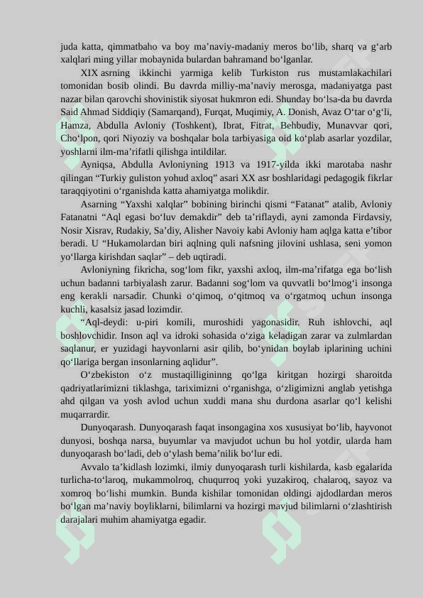 O‘quvchilarda ilmiy dunyoqarashni shakllantirish. Aqliy tarbiya 4