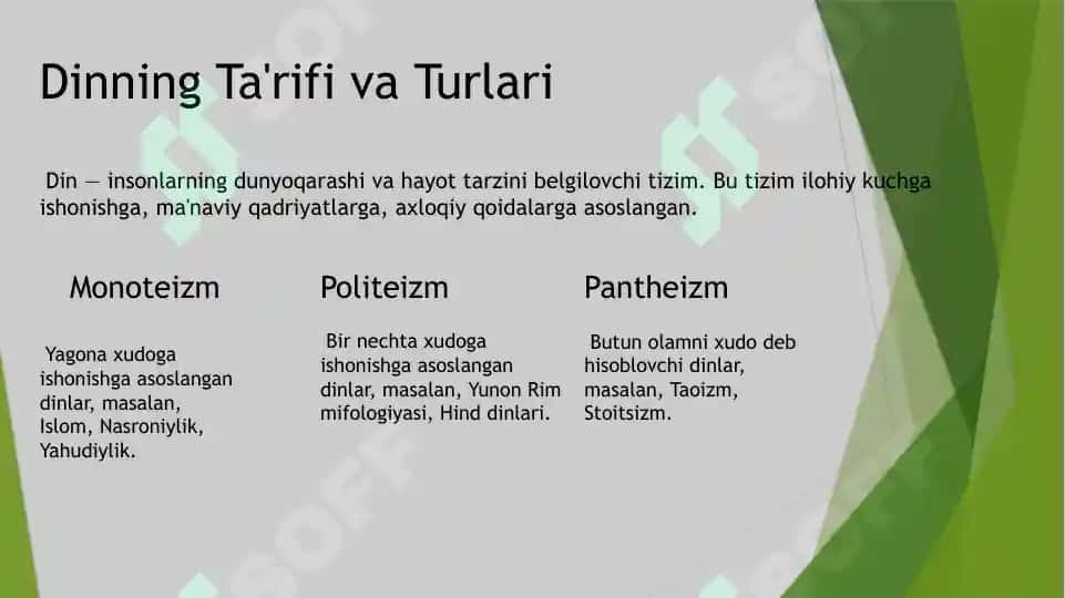 Din, dinshunoslik, din falsafasi, teologiya, teosofiya, xudojoʻylik, diniy eʼtiqod, aqida, ilohiyot 4