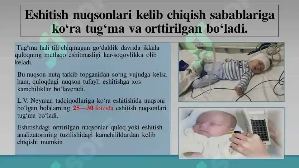 Surdopedagogika va Eshitishda Nuqsoni Bolalar 8