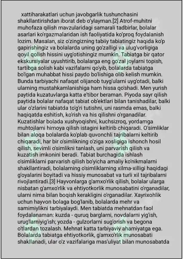 maktabgacha yoshdagi bolalar ekologik tarbiya berish 4