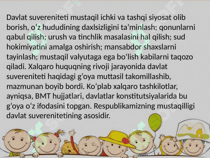 Oʻzbekiston suveren demokratik huquqiy ijtimoiy davlat 4