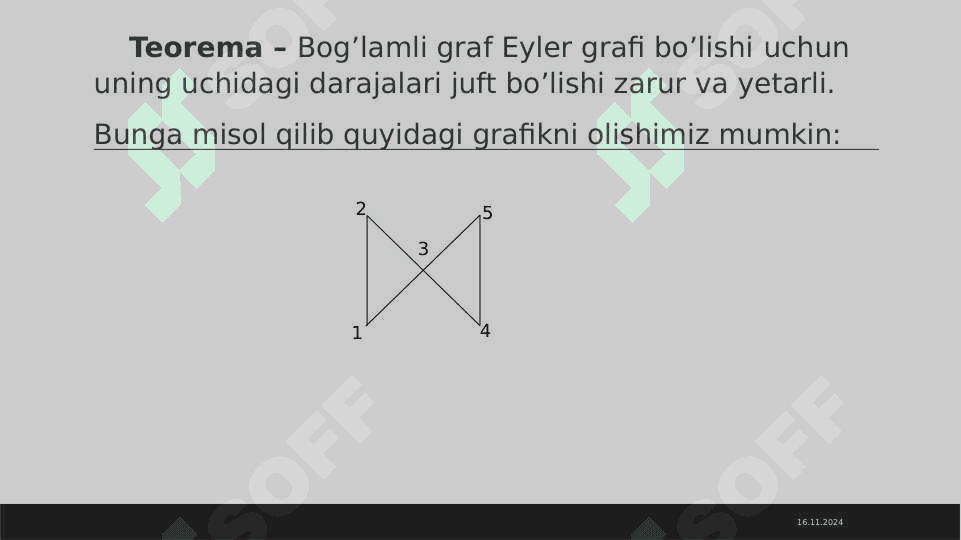 Eyler va Gamilton graflari 4