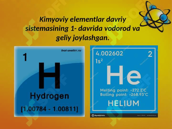 Kichik davr elementlarining atom tuzilishi 4